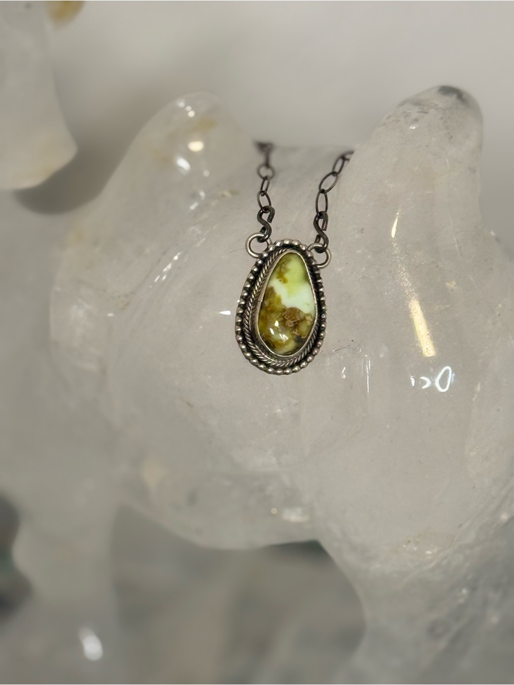Eli Skeets Navajo Handmade Palomino Necklace
